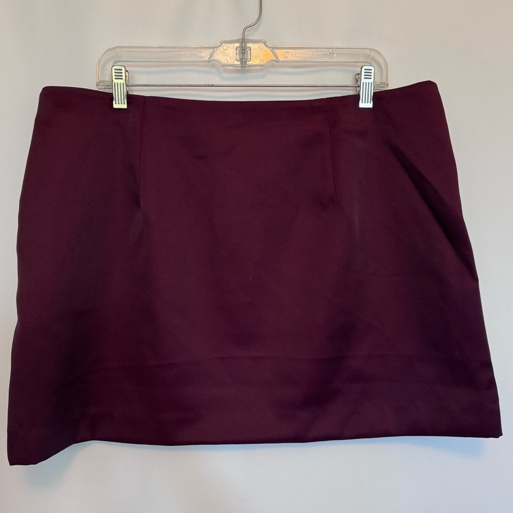 NWT A New Day Women's Mini Satin Party Skirt